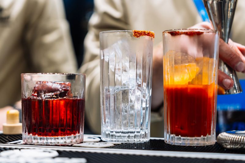 Experienced bartenders create custom drink menus